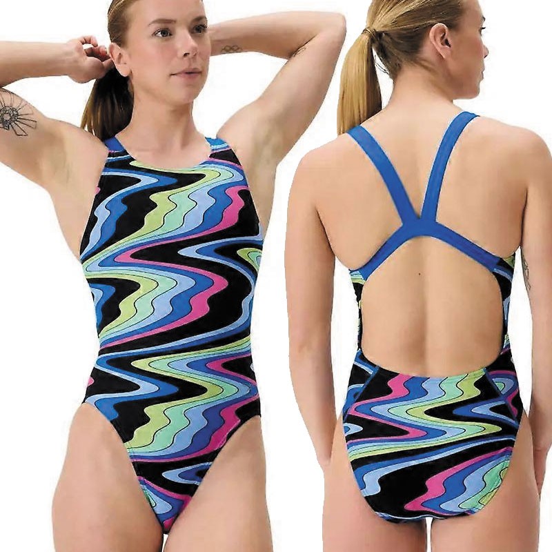 Costume Donna Club Training Printed Leaderback SPEEDO