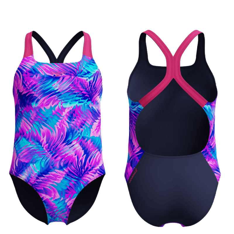 Costume Girls Printed Powerback Swimsuit Speedo
