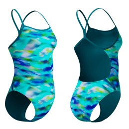 Costume Donna Club Training Printed V-Back 2.0 Speedo
