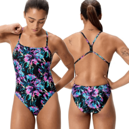 Costume Donna Club Training Printed V-Back 2.0 Speedo