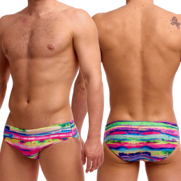Costume Uomo Paint Patch Brief Funky Trunks