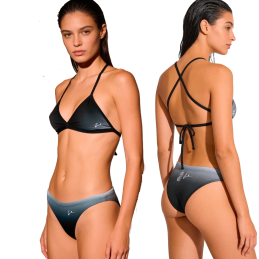 Slip bikini DonnaMALIBU 003M - Nero Vira