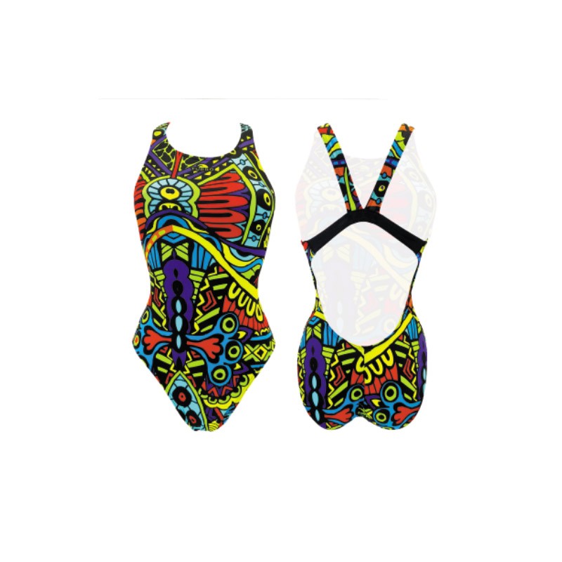 Costume AFRICA NEON DONNA TURBO