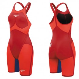 Fastskin LZR VALOR 2.0 Woman CloseBack red blu black SPEEDO