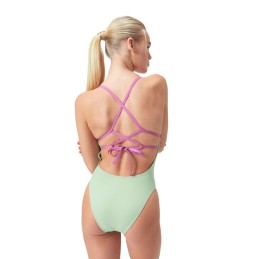 Costume Donna Solid Tie-Back Speedo