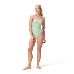 Costume Donna Solid Tie-Back Speedo
